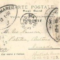 Postcard address